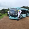 ônibus elétrico entregue em Aucklands na nova zelândia