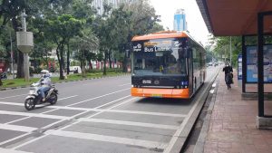 Ônibus BYD K9 na Indonésia