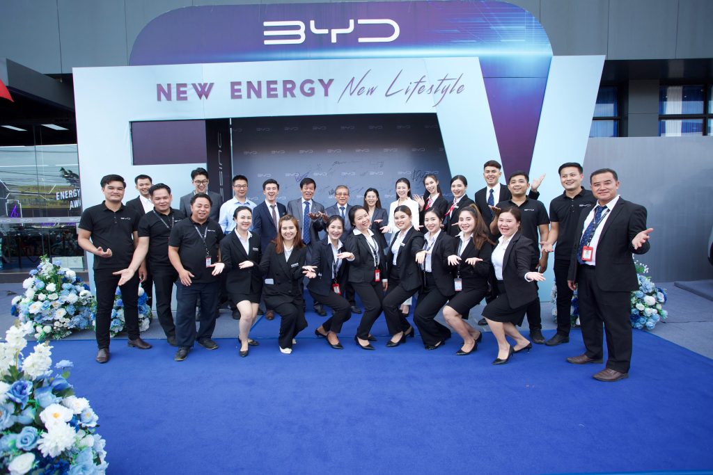 Evento de lançamento BYD Yuan Plus EV no Laos